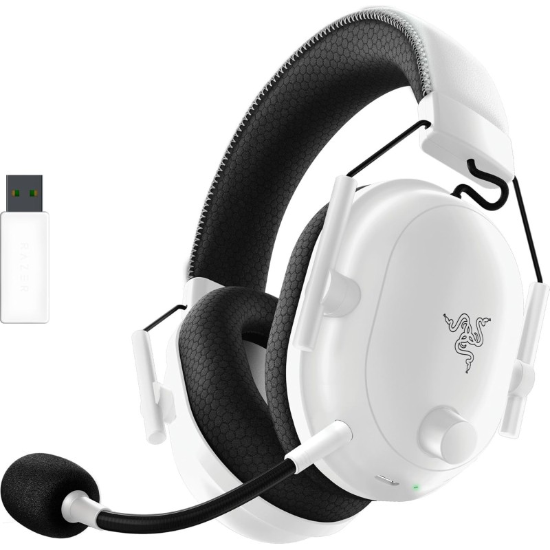 Razer noirshark v2 pro (2023) pour pc - casque sans fil e-sports premium (microphone hyperclear super wideband, triforce titaniu