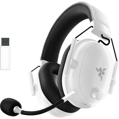 Razer noirshark v2 pro (2023) pour pc - casque sans fil e-sports premium (microphone hyperclear super wideband, triforce titaniu