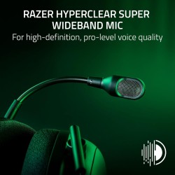 Razer noirshark v2 pro (2023) pour pc - casque sans fil e-sports premium (microphone hyperclear super wideband, triforce titaniu