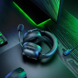 Razer noirshark v2 hyperspeed pour pc - casque gaming esports sans fil (ultraléger 280g, microphone hyperclear, haut-parleurs tr