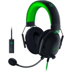 Razer noirshark v2 - casque gaming esports premium (haut-parleurs triforce 50mm, microphone hyperclear cardioïde, réduction pass