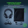 Razer noirshark v2 - casque gaming esports premium (haut-parleurs triforce 50mm, microphone hyperclear cardioïde, réduction pass