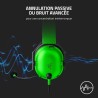 Razer noirshark v2 x - casque gaming esports multiplateforme (haut-parleurs triforce de 50mm, annulation passive du bruit avancé