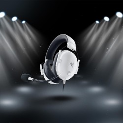 Razer noirshark v2 x - casque gaming esports multiplateforme (haut-parleurs triforce de 50mm, annulation passive du bruit avancé