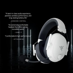 Razer noirshark v2 hyperspeed pour pc - casque de jeu sans fil e-sports ultra léger 280g (microphone super large bande, haut-par