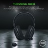 Razer noirshark v2 pro pour pc - casque gaming esports premium sans fil (bluetooth, haut-parleurs triforce titanium de 50mm, mic