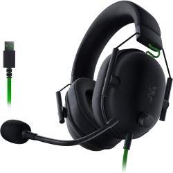 Razer noirshark v2 x usb - casque gaming esports filaire (haut-parleurs triforce 50mm, suppression du bruit, construction ultra-