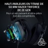 Razer noirshark v3 - casque sans fil pour l’esport - haut-parleurs en titane de 50mm - micro hyperclear amovible - thx spatial a