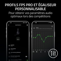 Razer noirshark v3 - casque sans fil pour l’esport - haut-parleurs en titane de 50mm - micro hyperclear amovible - thx spatial a