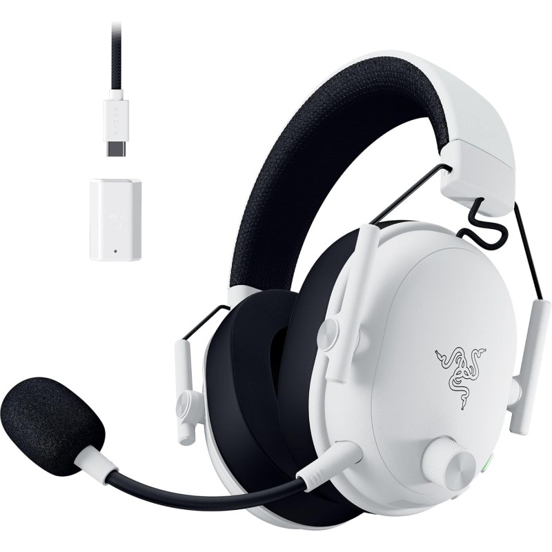 Razer noirshark v3 - casque sans fil pour l’esport - haut-parleurs en titane de 50mm - micro hyperclear amovible - thx spatial a