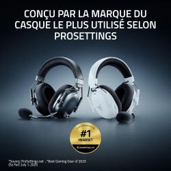 Razer noirshark v3 pro - casque anc sans fil pour l’esport - annulation active - haut-parleurs 50mm - micro hyperclear amovible 