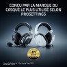 Razer noirshark v3 pro - casque anc sans fil pour l’esport - annulation active - haut-parleurs 50mm - micro hyperclear amovible 