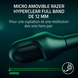 Razer noirshark v3 pro - casque anc sans fil pour l’esport - annulation active - haut-parleurs 50mm - micro hyperclear amovible 