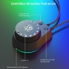Soulion c30 enceintes pc pour bureau, haut parleur bleutooth pour écran, ordinateur portable, gamer, entrée auxiliaire 3,5 mm, a