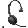 Jabra evolve2 65 casque pc sans fil - casque mono écouteurs certifié uc avec annulation du bruit et batterie longue durée - adap