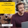 Jabra evolve2 65 casque pc sans fil avec station de charge - casque audio certifié uc anti-bruit avec batterie longue durée - ad