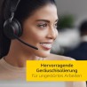 Jabra evolve2 65 casque pc sans fil avec station de charge - casque audio certifié uc anti-bruit avec batterie longue durée - ad