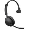 Jabra evolve2 65 casque pc sans fil - casque certifié microsoft teams mono écouteur avec batterie longue durée - adaptateur bleu