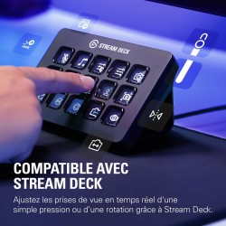 Elgato Facecam MK.2 – Webcam Haut de Gamme Full HD pour Streaming, Jeux vidéo, appels vidéo et Enregistrement, HDR, capteur Sony