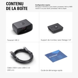 Elgato Facecam MK.2 – Webcam Haut de Gamme Full HD pour Streaming, Jeux vidéo, appels vidéo et Enregistrement, HDR, capteur Sony
