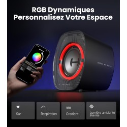 Edifier g1000 ii enceinte pc gamer de bureau: haut-parleur large bande 2.5" et basses améliorées, rgb dynamique, modes jeu/musiq