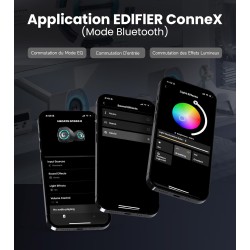Edifier g1000 ii enceinte pc gamer de bureau: haut-parleur large bande 2.5" et basses améliorées, rgb dynamique, modes jeu/musiq