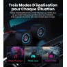 Edifier g1000 ii enceinte pc gamer de bureau: haut-parleur large bande 2.5" et basses améliorées, rgb dynamique, modes jeu/musiq