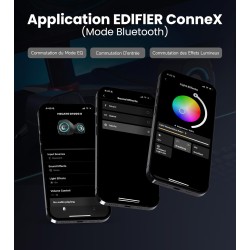 Edifier g1000 ii enceinte pc gamer de bureau: haut-parleur large bande 2.5" et basses améliorées, rgb dynamique, modes jeu/musiq