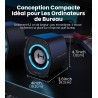 Edifier g1000 ii enceinte pc gamer de bureau: haut-parleur large bande 2.5" et basses améliorées, rgb dynamique, modes jeu/musiq