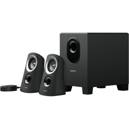 Logitech Z313 Système de Haut-Parleurs 2.1 avec Subwoofer, Son Riche, 50W en Puissance, Basses Puissantes, Entrée Audio 3,5 mm, 