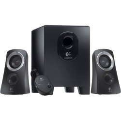 Logitech Z313 Système de Haut-Parleurs 2.1 avec Subwoofer, Son Riche, 50W en Puissance, Basses Puissantes, Entrée Audio 3,5 mm, 