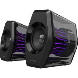 Edifier g2000 pro-enceintes pc gaming 2.0(peak 64w) avec éclairage rgb tempoflow™ 270°, son surround virtuel 7.1-bleutooth 5.4/u