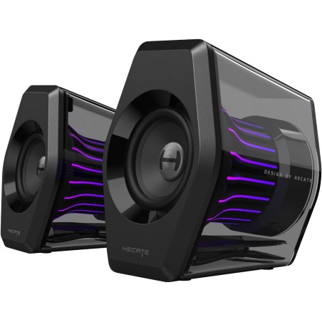 Edifier g2000 pro-enceintes pc gaming 2.0(peak 64w) avec éclairage rgb tempoflow™ 270°, son surround virtuel 7.1-bleutooth 5.4/u