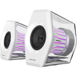 Edifier g2000 pro-enceintes pc gaming 2.0(peak 64w) avec éclairage rgb tempoflow™ 270°, son surround virtuel 7.1-bleutooth 5.4/u