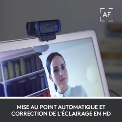 Logitech C920s HD Pro Webcam Streaming, Full HD 1080p/30ips, Appels Vidéos, Audio Clair, Correction Automatique de la Lumière, V