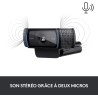 Logitech C920s HD Pro Webcam Streaming, Full HD 1080p/30ips, Appels Vidéos, Audio Clair, Correction Automatique de la Lumière, V