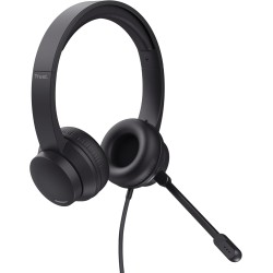 Trust Casque USB avec Micro Léger on Ear, Arceau Réglable, Microphone Flexible, Câble 1,8 m, Casque Audio PC Filaire pour Ordina