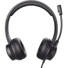 Trust Roha II Casque Filaire Léger on Ear 3.5mm avec Micro, Câble 1,8 m, Arceau Réglable, Microphone Flexible, Casque Audio PC p