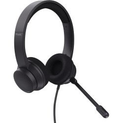 Trust Roha II Casque USB avec Micro ENC Antibruit on Ear, Microphone Réduction du Bruit, 85% Plastique Recycle, Câble 1,8 m, Cas