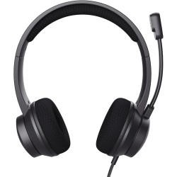 Trust Roha II Casque USB avec Micro ENC Antibruit on Ear, Microphone Réduction du Bruit, 85% Plastique Recycle, Câble 1,8 m, Cas