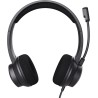 Trust Roha II Casque USB avec Micro ENC Antibruit on Ear, Microphone Réduction du Bruit, 85% Plastique Recycle, Câble 1,8 m, Cas