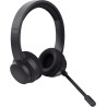 Trust roha ii casque bleutooth sans fil avec micro enc antibruit, 85% plastique recycle, casque sans fil léger on ear rechargeab