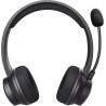 Trust roha ii casque bleutooth sans fil avec micro enc antibruit, 85% plastique recycle, casque sans fil léger on ear rechargeab