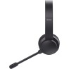 Trust roha ii casque bleutooth sans fil avec micro enc antibruit, 85% plastique recycle, casque sans fil léger on ear rechargeab