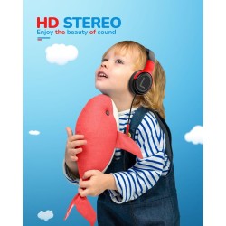 Casque Enfant - Confortable et Durable, Idéal pour l'École et Le Travail, Cadeau Parfait pour Enfants, Fils, Filles - Son de Hau