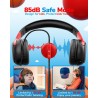 Casque Enfant - Confortable et Durable, Idéal pour l'École et Le Travail, Cadeau Parfait pour Enfants, Fils, Filles - Son de Hau