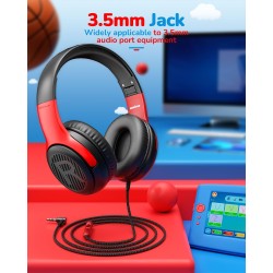Casque Enfant - Confortable et Durable, Idéal pour l'École et Le Travail, Cadeau Parfait pour Enfants, Fils, Filles - Son de Hau