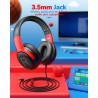 Casque Enfant - Confortable et Durable, Idéal pour l'École et Le Travail, Cadeau Parfait pour Enfants, Fils, Filles - Son de Hau