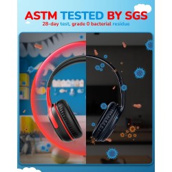 Casque Enfant - Confortable et Durable, Idéal pour l'École et Le Travail, Cadeau Parfait pour Enfants, Fils, Filles - Son de Hau