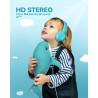 Casque Enfant - Confortable et Durable, Idéal pour l'École et Le Travail, Cadeau Parfait pour Enfants, Fils, Filles - Son de Hau